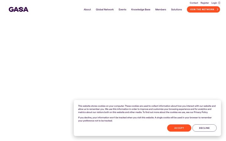 Screenshot of gasa.org