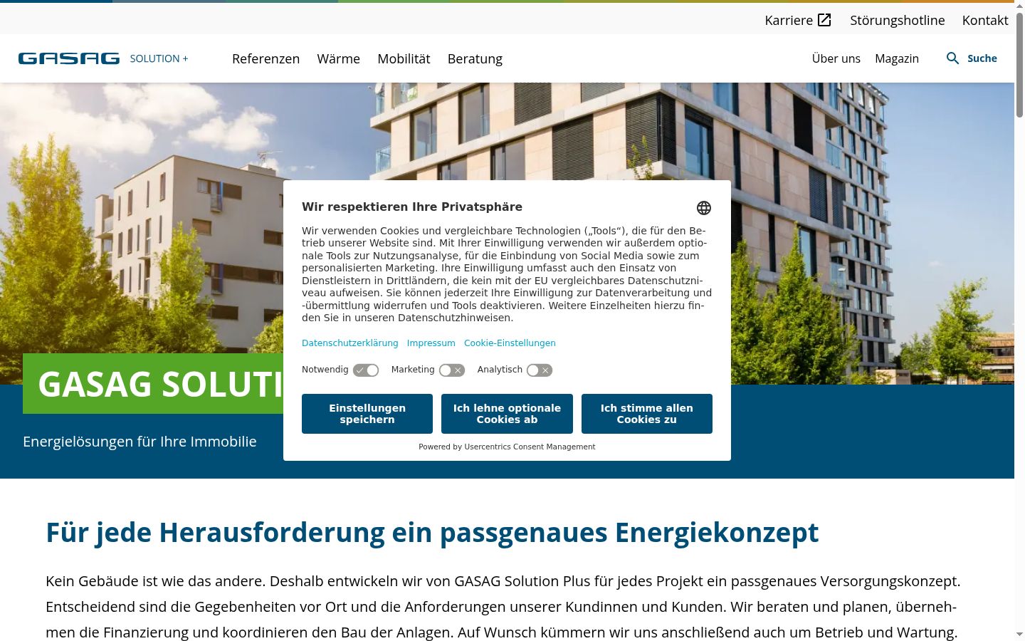 Screenshot tal-banner tal-kunsens muri qabel kwalunkwe interazzjoni