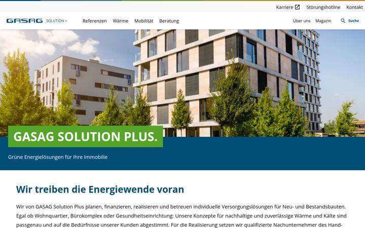 Screenshot of gasag-solution.de