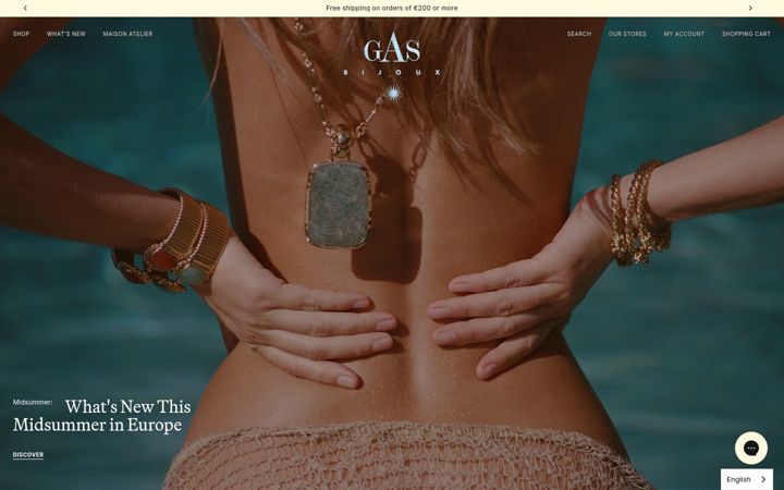 Screenshot di gasbijoux.com