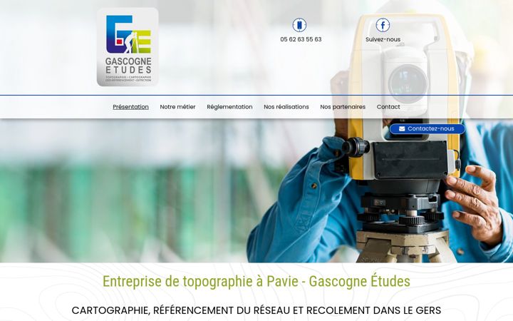 Screenshot of gascogne-etudes.fr