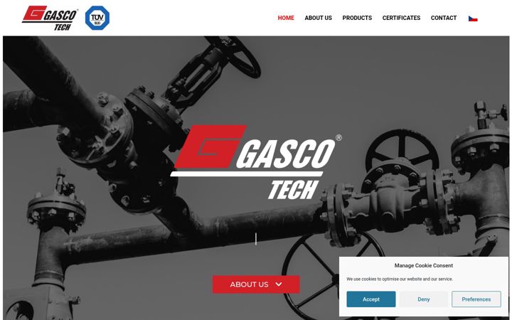 Screenshot of gascotech.eu