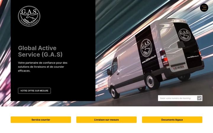 Screenshot of gaservice.ch