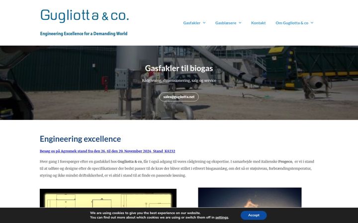 Screenshot of gasfakler.dk
