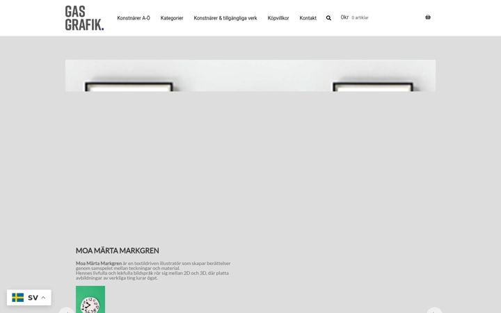 Screenshot of gasgrafik.se