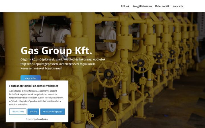 Screenshot of gasgroup.hu