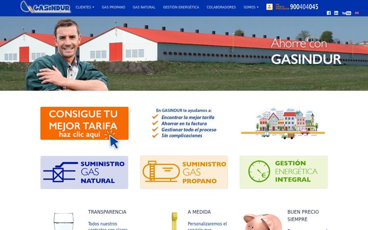 Screenshot of gasindur.com