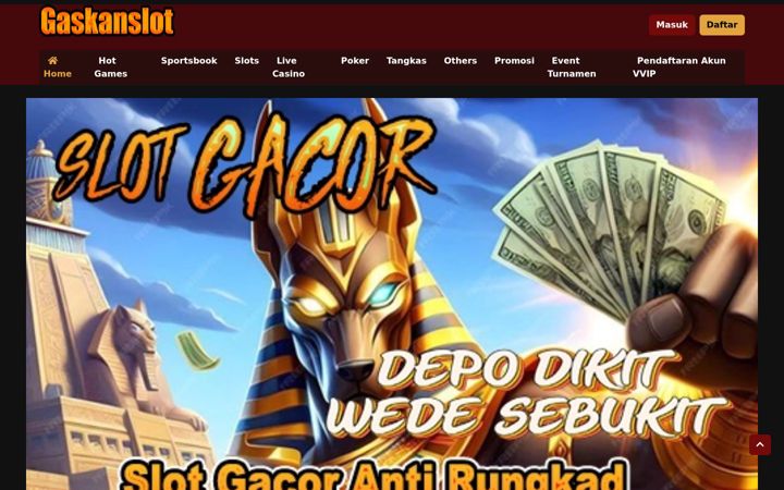 Screenshot of gaskanslot.org