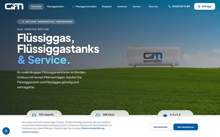 Screenshot of gasmoeller.de