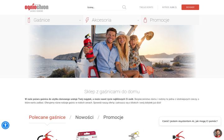 Screenshot of gasnicedomowe.pl