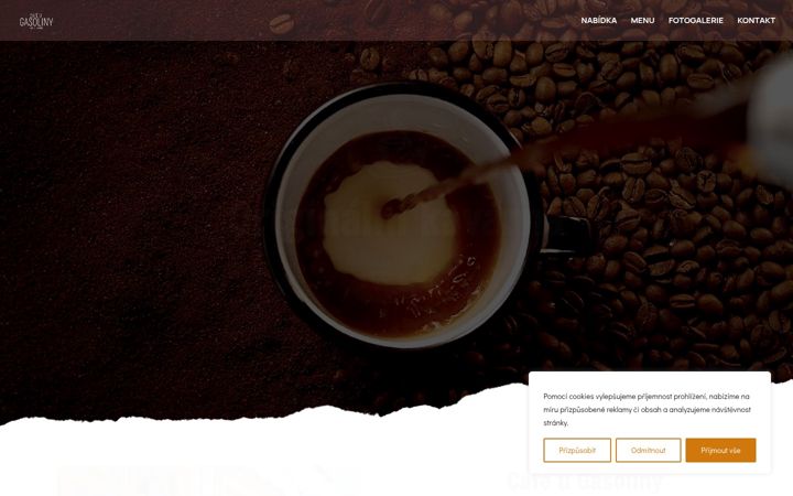 Screenshot of gasolinacafe.cz
