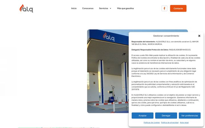 Screenshot of gasolinera-alq.com