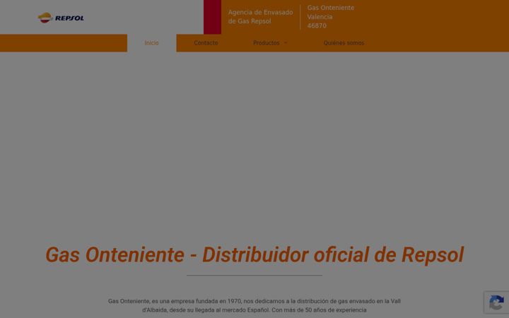 Screenshot of gasonteniente.es