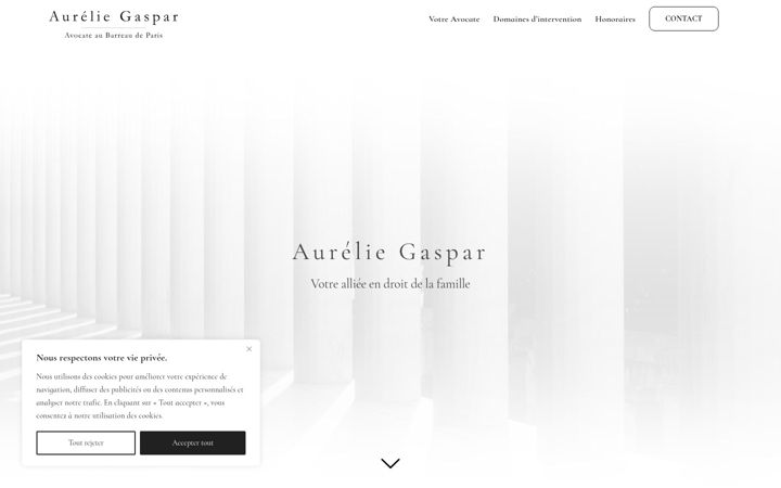 Screenshot of gaspar-avocats.com