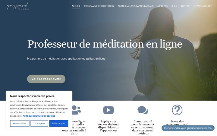 Screenshot of gaspardfougea.fr