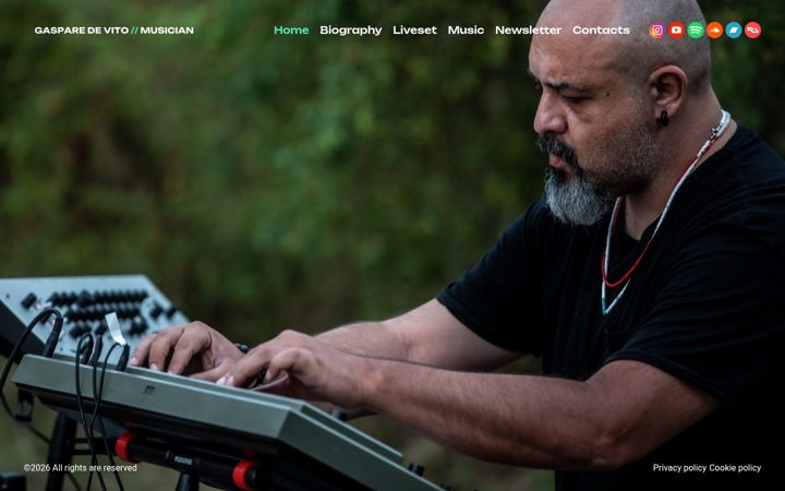 Screenshot of gasparedevito.com