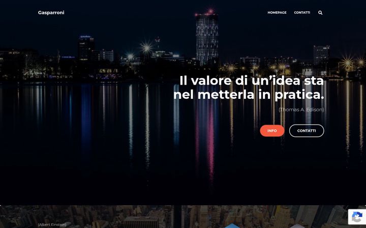 Screenshot of gasparroni.net
