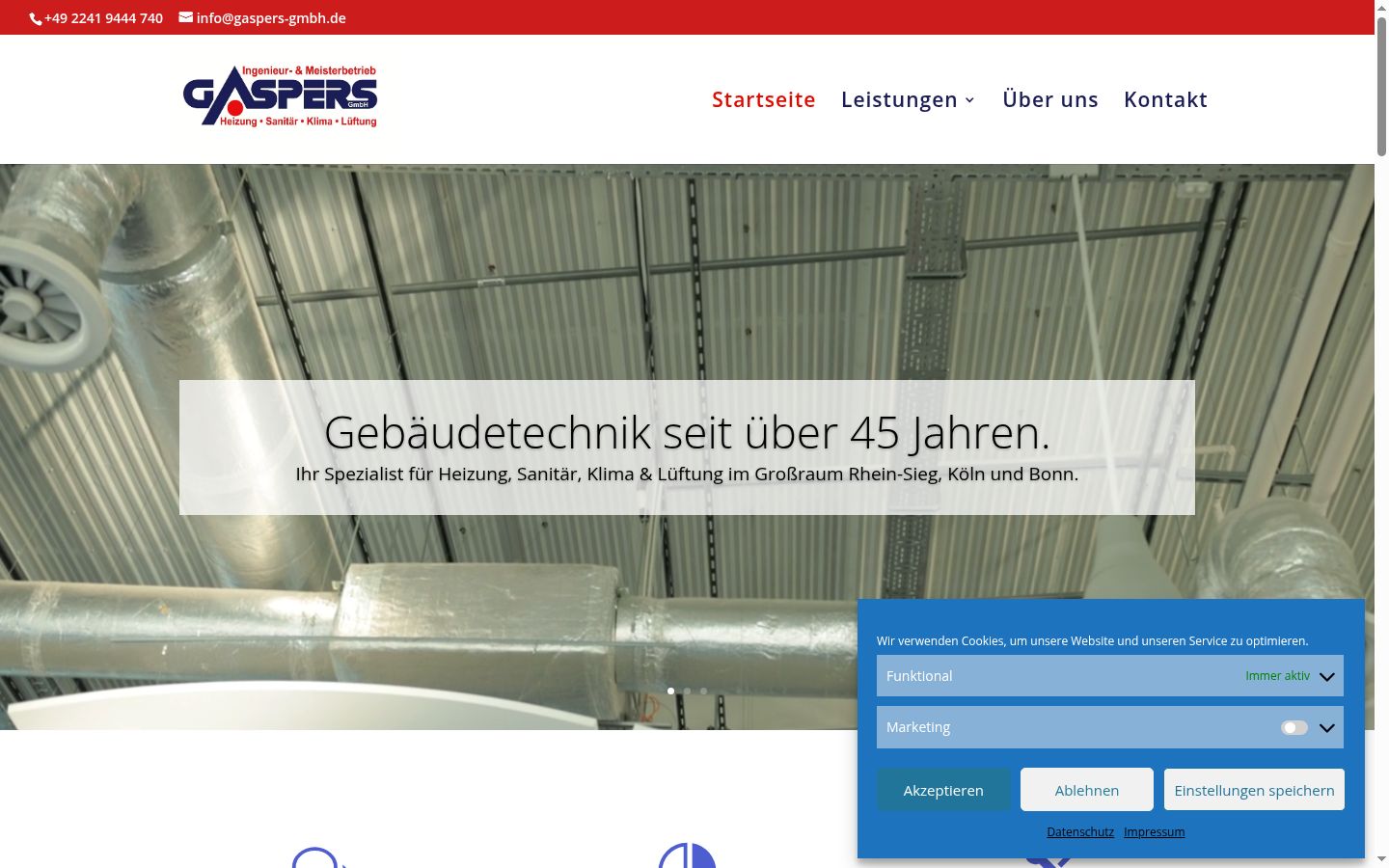 Screenshot tal-banner tal-kunsens muri qabel kwalunkwe interazzjoni
