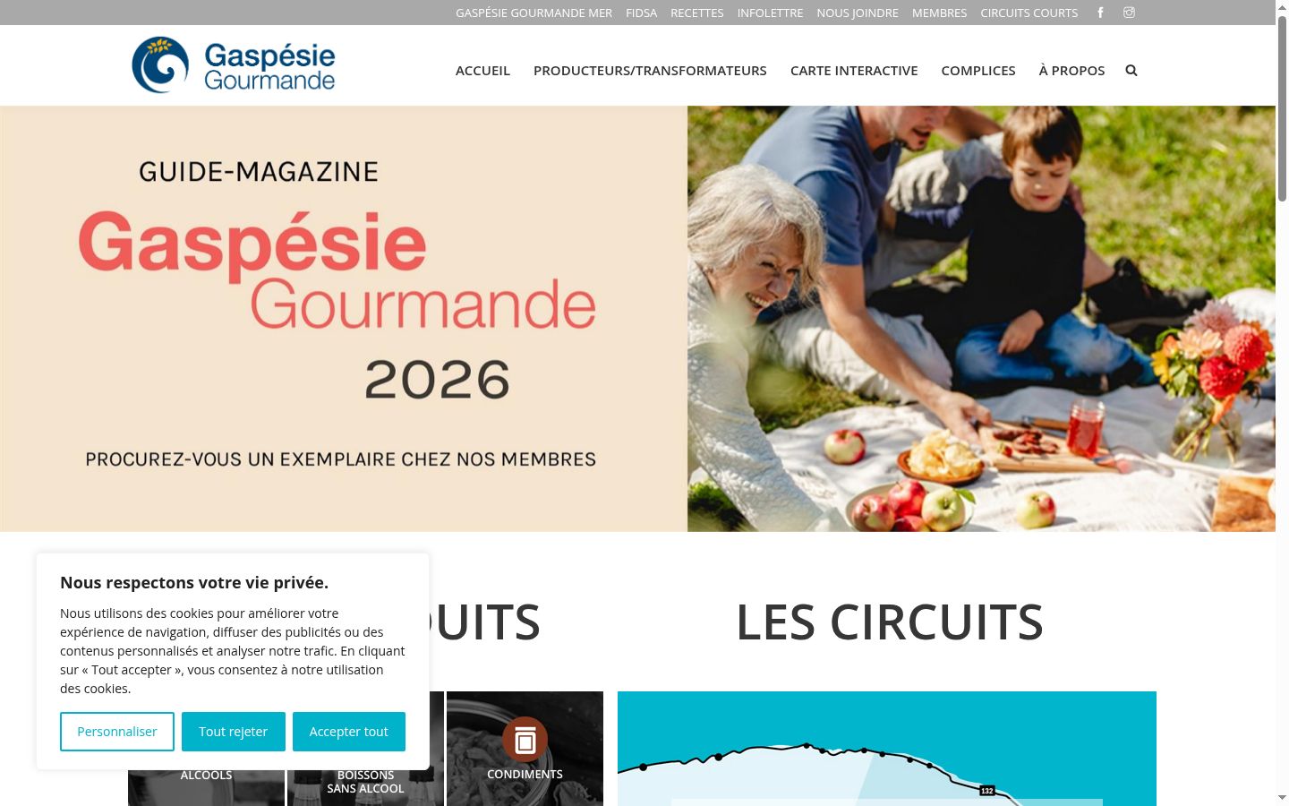 Screenshot tal-banner tal-kunsens muri qabel kwalunkwe interazzjoni