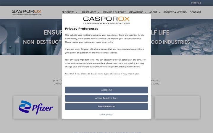 Screenshot of gasporox.se