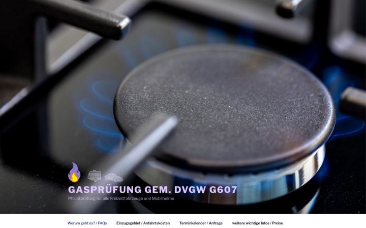 Screenshot of gaspruefung-mobil.com