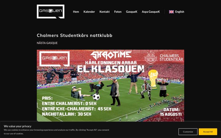Screenshot of gasquen.se