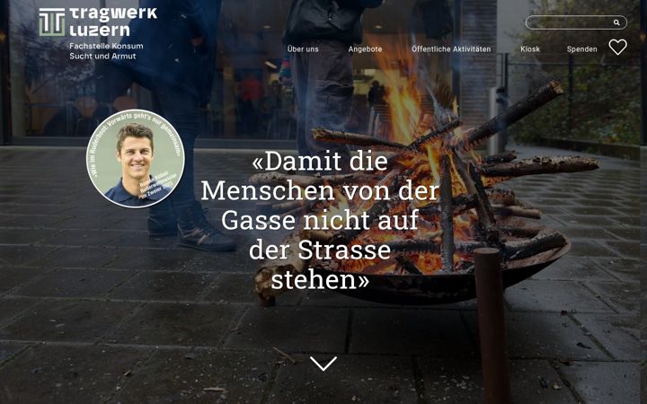 Screenshot of gassenarbeit.ch