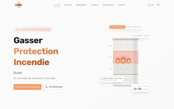Screenshot of gasser-pi.ch