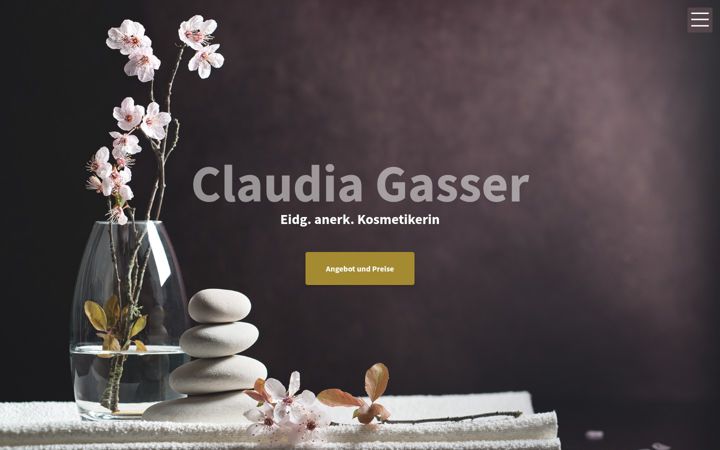 Screenshot of gasserkosmetik.ch
