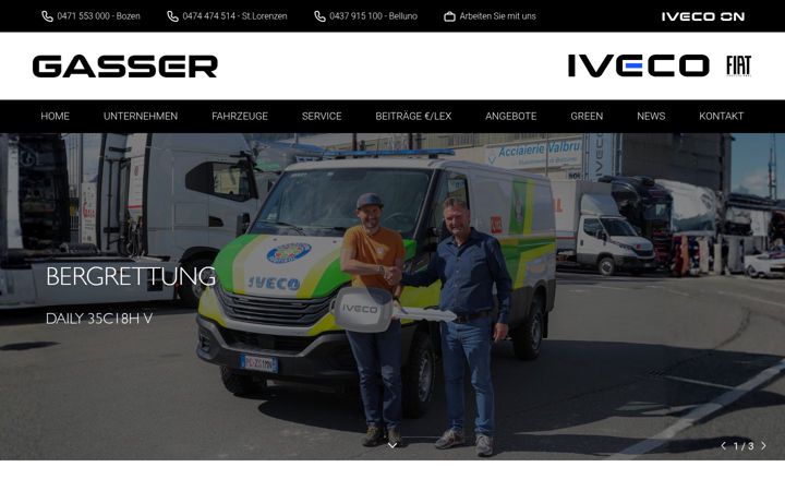 Screenshot of gassersrl.it