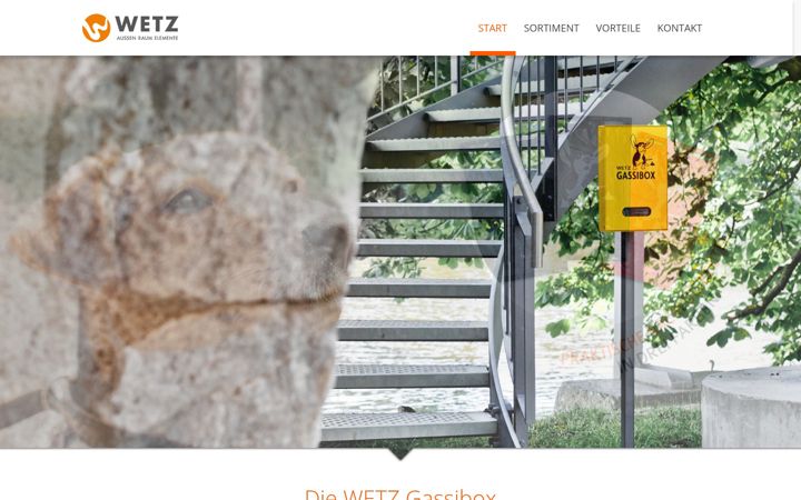 Screenshot of gassibox.de