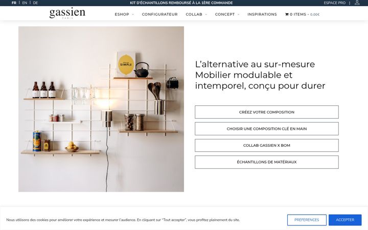 Screenshot of gassien.com