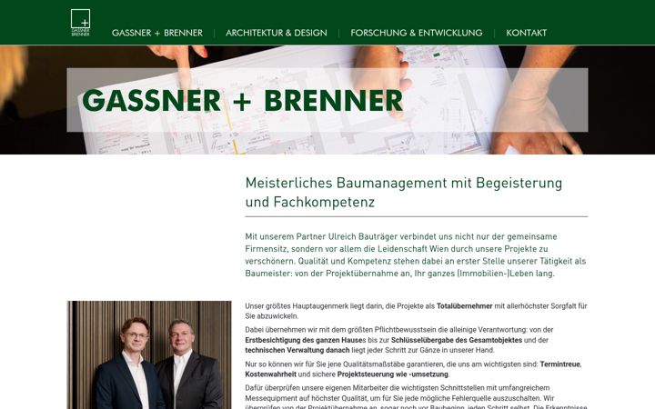 Screenshot of gassner-brenner.at