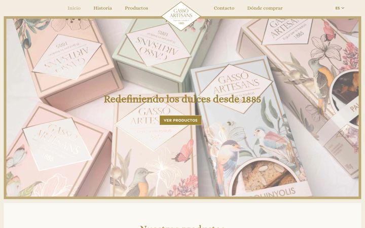 Screenshot of gassoartesans.com