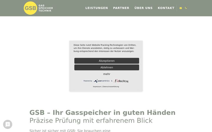 Screenshot of gasspeicher-technik.de