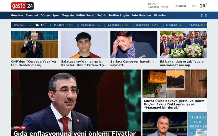 Screenshot of gaste24.com