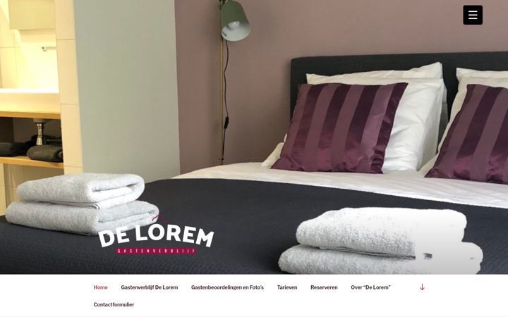 Screenshot of gastenverblijfdelorem.nl