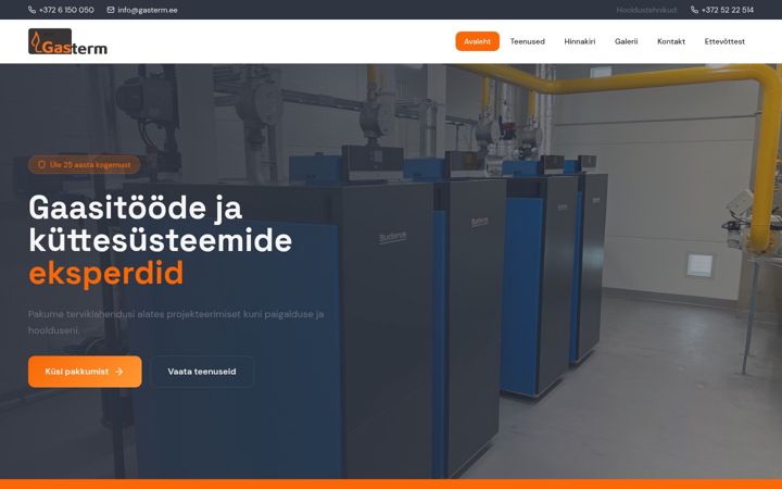Screenshot of gasterm.ee