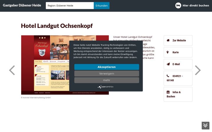 Screenshot of gastgeber-in-der-duebener-heide.de
