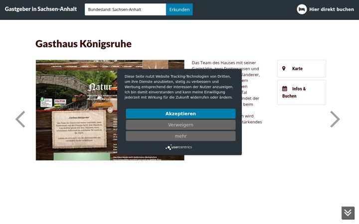 Ekrānuzņēmums no gastgeber-sachsen-anhalt.de