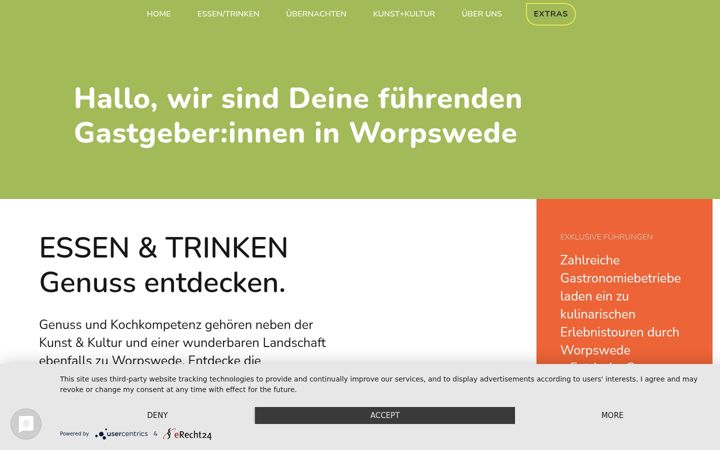 Screenshot of gastgeber-stammtisch.de