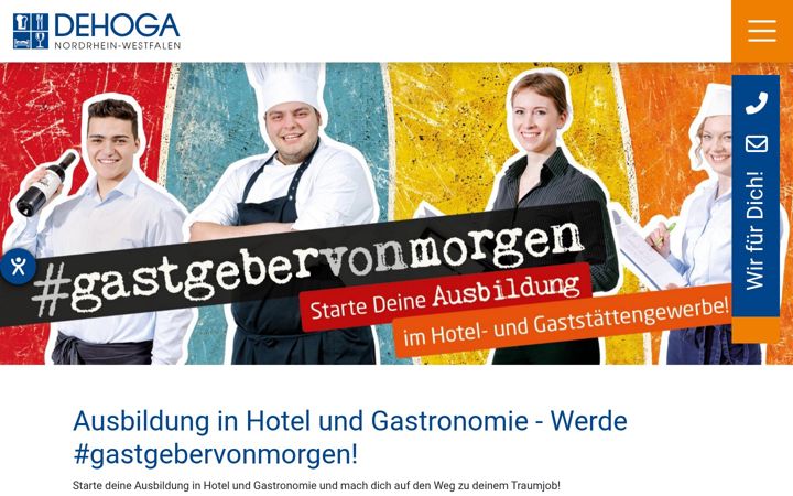 Screenshot of gastgebervonmorgen.de