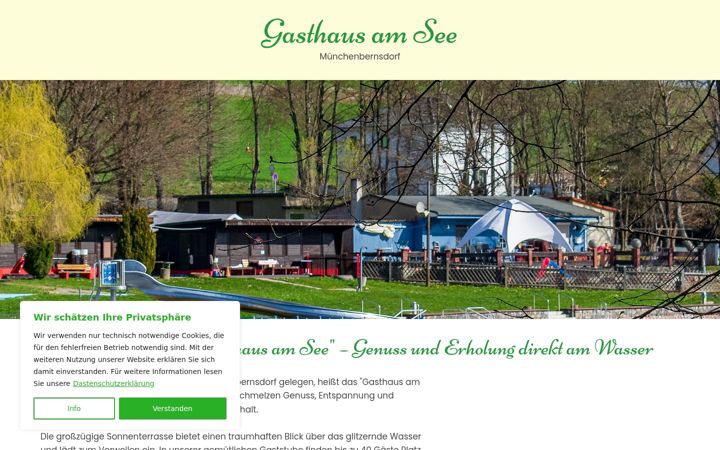 Screenshot of gasthaus-am-see.de