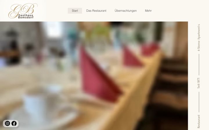 Screenshot of gasthaus-bomsdorf.de