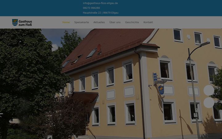 Screenshot of gasthaus-floss-ellgau.de