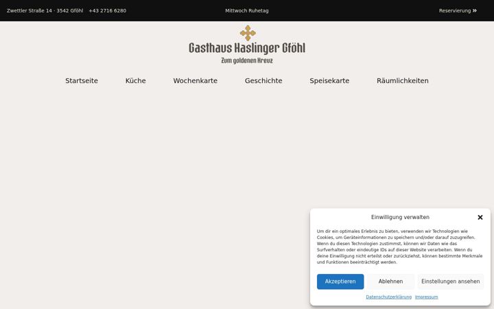 Screenshot of gasthaus-haslinger.at