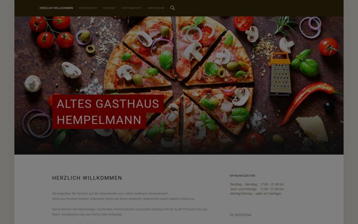Screenshot of gasthaus-hempelmann.de