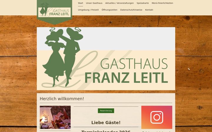 Screenshot of gasthaus-leitl.de