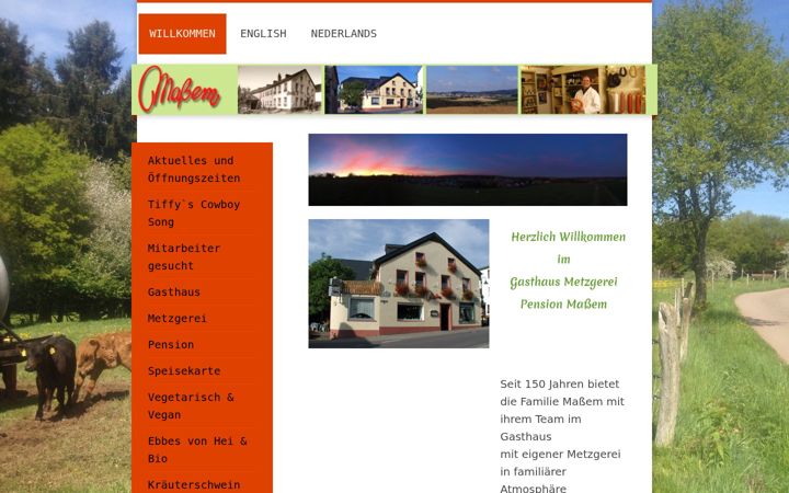 Screenshot of gasthaus-massem.de