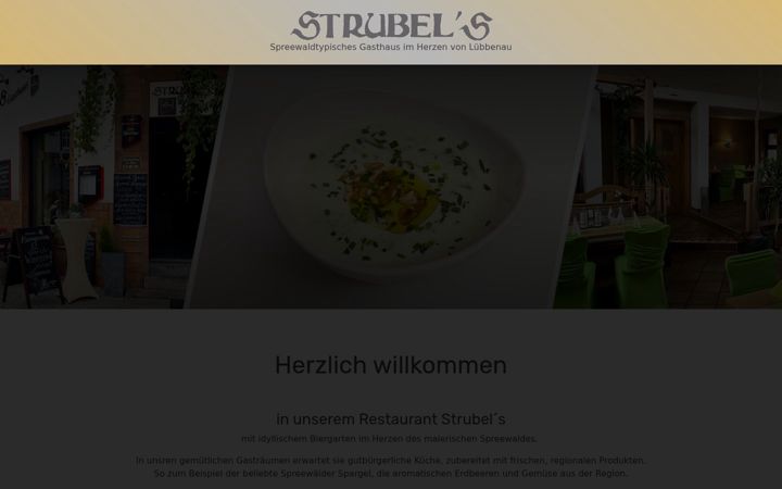 Screenshot of gasthaus-strubel.de